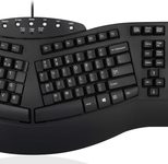 Perixx PERIBOARD-512 kabelgebundene ergonomische Tastatur - QWERTZ DE - schwarz