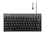 Perixx PERIBOARD-422 kabelgebundene Mini Tastatur - QWERTZ DE - schwarz