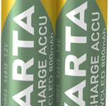 VARTA Recharge Accu Recycled AAA 800 mAh Blister 2