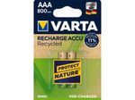 Varta Recharge Accu Recycled 2x AAA - NiMH (wiederaufladbar)