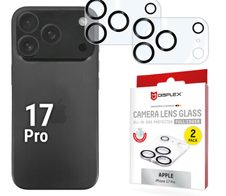 DISPLEX Full Cover Camera Lens Glass, Apple iPhone 17 Pro (2 Stück)