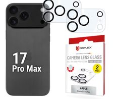 DISPLEX Full Cover Camera Lens Glass, Apple iPhone 17 Pro Max (2 Stück)