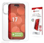 DISPLEX Panzerglas + Schutzhülle für Apple iPhone 17