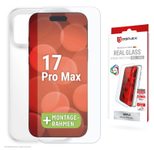 DISPLEX Panzerglas + Schutzhülle für Apple iPhone 17 Pro Max