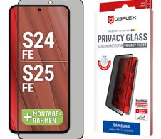 DISPLEX Privacy Glas für Samsung Galaxy S25 FE/S24 FE