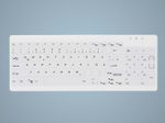 Active Key AK-C7012 Hygiene Tastatur IP68 USB QWERTZ Deutsch Weiß