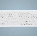 Active Key AK-C7012 Hygiene Tastatur IP68 USB QWERTZ Deutsch Weiß