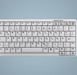 Active Key AK-4100-U Mini-Tastatur - Deutsch - Weiß