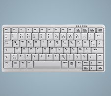 Active Key AK-4100-U Mini-Tastatur - Deutsch - Weiß