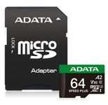 ADATA SPEED PLUS - Flash-Speicherkarte - 64 GB