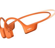 SHOKZ OpenRun Pro 2 Mini Sport Knochenschall Kopfhörer mit Mikrofon - orange