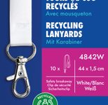 AVERY Zweckform Lanyards, weiß