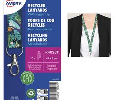 AVERY Zweckform Lanyards Tropical, grün