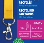 AVERY Zweckform Lanyards, gelb