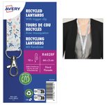 AVERY Zweckform Lanyards Floral, weiß