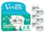 Gillette Venus Pro ComfortGlide Sensitive Rasierklingen 6 St.