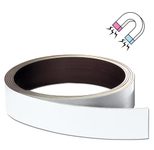 FRANKEN Magnetband selbstklebend 1,0 x 10,0 (cm x m) weiß
