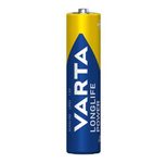 Varta Longlife Power - Batterie 12 x AAA / LR03, Alkali-Mangan