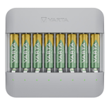 VARTA Eco Charger Multi Recycled 8x AA 2100 mAh Box