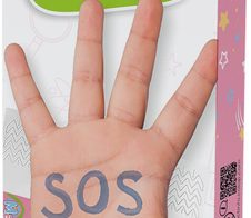 COLOP Sicherheitsbänder für Kinder lila, hellblau, gelb, grün, rosa