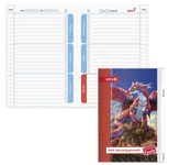 ROTH Hausaufgabenheft für clevere Faule Robo Drache liniert DIN A5 104 Blätter