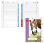 ROTH Hausaufgabenheft für clevere Faule Pferd liniert DIN A5 104 Blätter