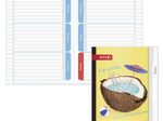 ROTH Hausaufgabenheft für clevere Faule Coconut Pool liniert DIN A5 104 Blätter