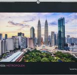 KUNTH Monats-Wandkalender Metropolen 2026