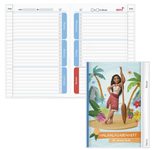 ROTH Hausaufgabenheft für clevere Faule Disney Vaiana liniert DIN A5 104 Blätter