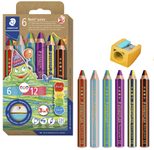 STAEDTLER Noris® junior 1402 duo Buntstifte, Mehrfarbig