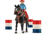 Schleich® Barrel Racing mit Cowgirl 42576