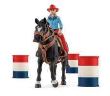 Schleich® Barrel Racing mit Cowgirl 42576