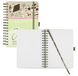 SIGEL mit Spirale Jolie® Notizbuch ca. DIN A5 blanko, Anzahl der Seiten:  240