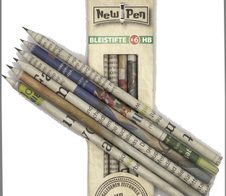 NewPen Bleistift-Set Zeitungsoptik 6 St.
