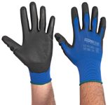 HYGOSTAR Arbeitshandschuhe Ultra Light 7 blau,schwarz