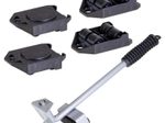 WAGNER® design yourself Möbelroller-Set MM 3113 schwarz 12,0 x 8,0 x 3,4 cm