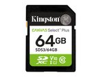 Kingston Canvas Select Plus - Flash-Speicherkarte - 64 GB
