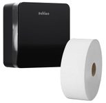 Satino by wepa HYGINITY S JT1 System Toilettenpapierspender schwarz