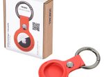 TROIKA® Schlüsselanhänger AIRTAG COVER, rot
