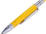 TROIKA® Kugelschreiber LILIPUT TOOL PEN gelb 1.0 mm Schreibfarbe: schwarz