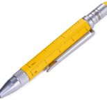 TROIKA® Kugelschreiber LILIPUT TOOL PEN gelb 1.0 mm Schreibfarbe: schwarz
