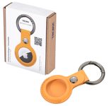 TROIKA® Schlüsselanhänger AIRTAG COVER, gelb