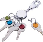 TROIKA® Schlüsselanhänger PATENT/Colour glänzend
