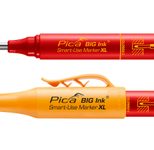 Pica BIG Ink Tieflochmarker 2.0 - 4.0 mm Schreibfarbe: Rot