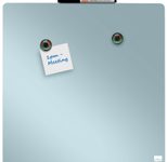 nobo Glas-Magnettafeln 36,0 x 36,0 cm, grau