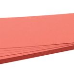 FRANKEN Moderationskarten 9,5 x 20,5 cm rot