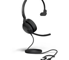 Jabra Evolve2 50 UC Mono kabelgebundenes Headset, USB-C, USB-A