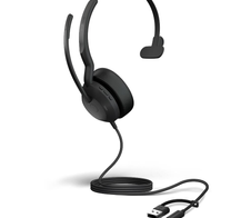 Jabra Evolve2 50 UC Mono kabelgebundenes Headset, USB-C, USB-A