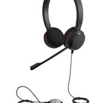 Jabra Evolve 20 SE UC Stereo kabelgebundenes Headset, USB-C, USB-A