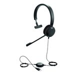 Jabra Evolve 30 II MS Mono kabelgebundenes Headset, USB-C, USB-A, 3,5mm Klinke